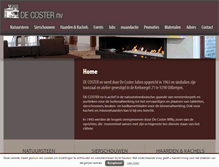 Tablet Screenshot of decoster.be